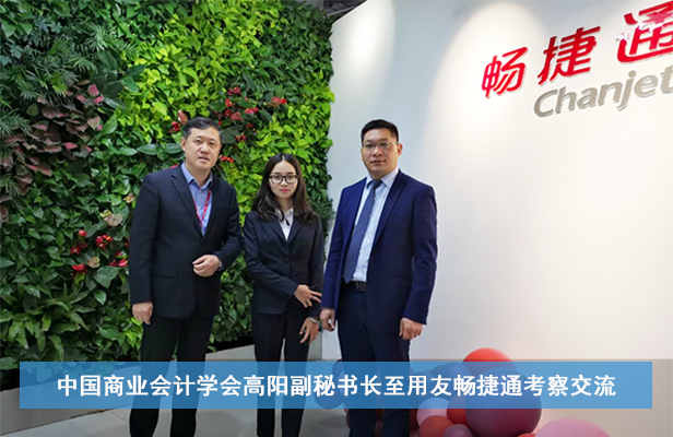 中国商业会计学会高阳副秘书长应邀赴北京用友软件园畅捷通信息技术股份有限公司考察交流
